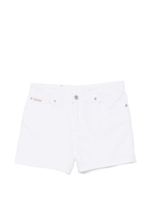 Shorts bambina Calvin Klein bianchi Calvin Klein Kids | LVCKSJC18GYAF